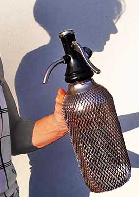Sodasiphon aus Glas